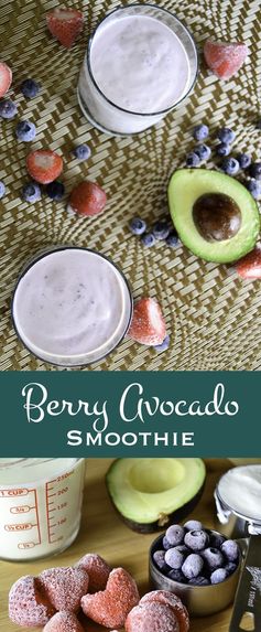 Berry Avocado Smoothie