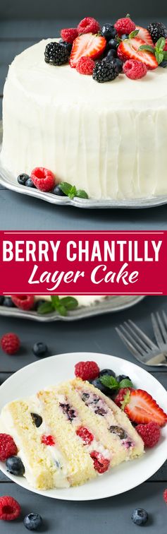 Berry Chantilly Cake