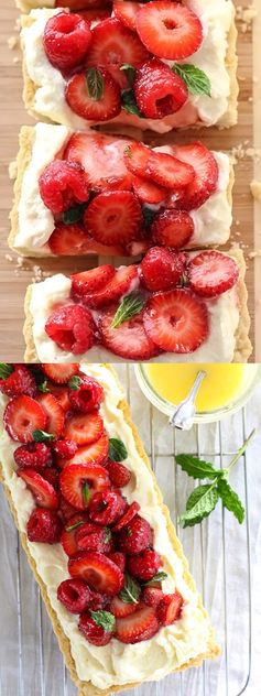 Berry Tart With Lemon Curd Mascarpone