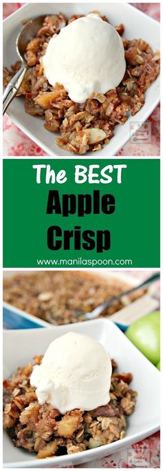 Best Apple Crisp