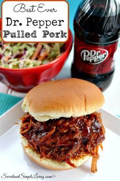 Best Ever Dr. Pepper Pulled Pork