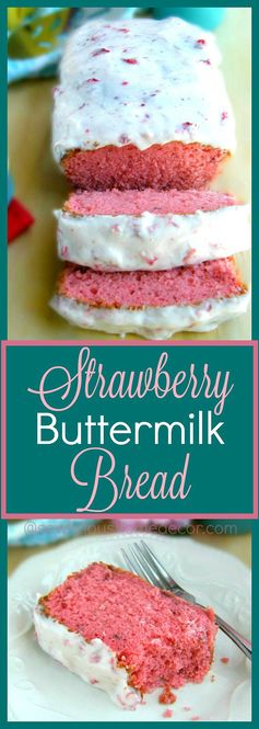 Best Homemade Buttermilk Strawberry Cake with Strawberry Cream Cheese Icing