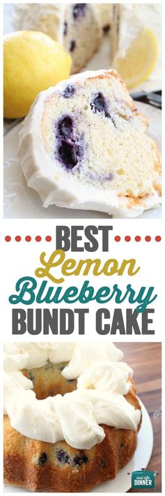 Best Lemon Blueberry Bundt Cake