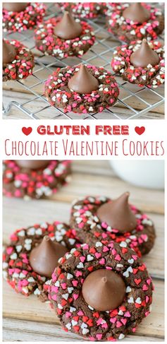 Better For You Chocolate Valentine Cookies