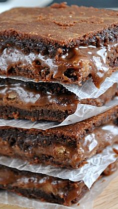 Better Than Anything Caramel Stuffed Brownies