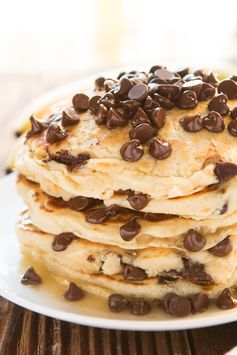 Better Than Mom's Chocolate Chip Pancakes