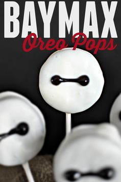 Big Hero 6 Baymax Cookie Pops