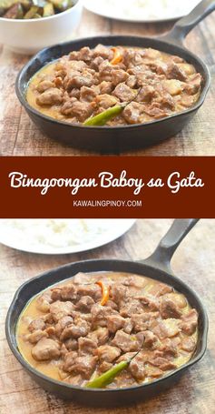 Binagoongan Baboy sa Gata