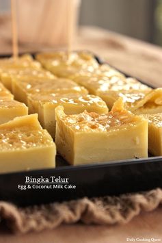 Bingka Telur - Egg and Coconut Milk Cake