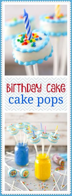 Birthday Cake - Cake Pops