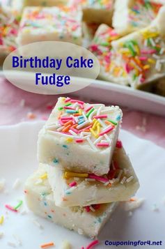 Birthday Cake Fudge