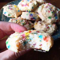 Birthday Cake Protein Cookies