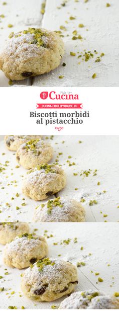 Biscotti morbidi al pistacchio