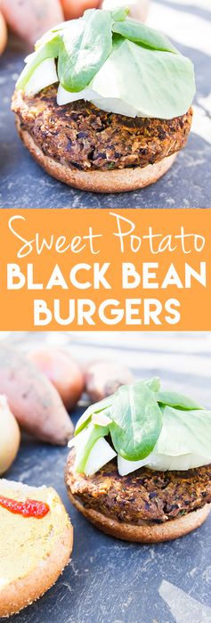 Black Bean and Sweet Potato Burger