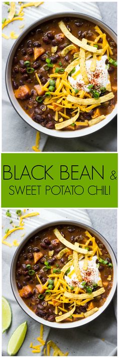 Black Bean and Sweet Potato Chili