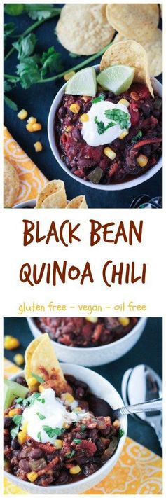 Black Bean Quinoa Chili w/ Cocoa