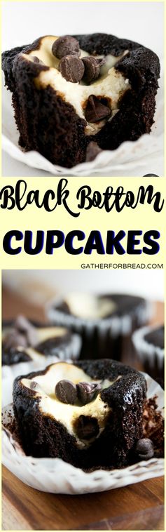 Black Bottom Cream Cheese Cupcakes