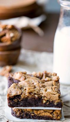 Black Bottom Pecan Praline Bars