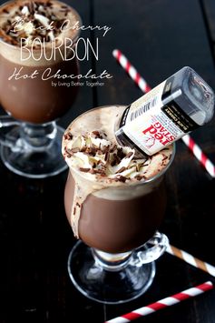 Black Cherry Bourbon Hot Chocolate