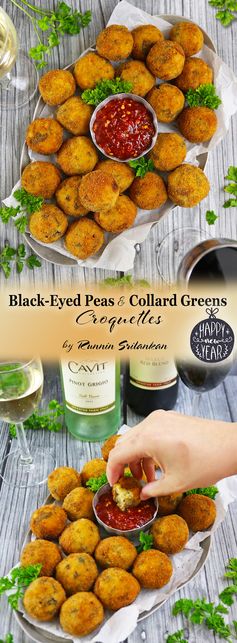 Black-Eyed Peas And Collard Greens Croquettes