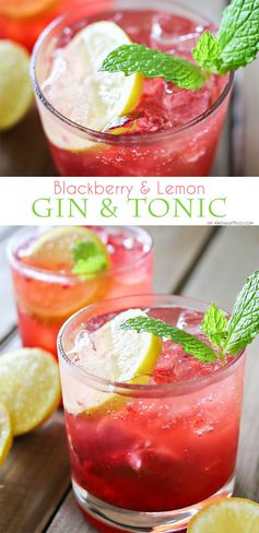 Blackberry & Lemon Gin & Tonic