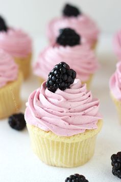 Blackberry Lime Cupcakes