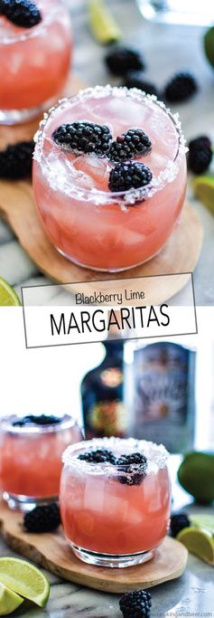 Blackberry Lime Margaritas