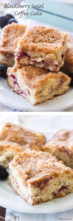 Blackberry Swirl Coffee Cake