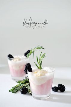 Blackberry Vanilla Cocktail Float