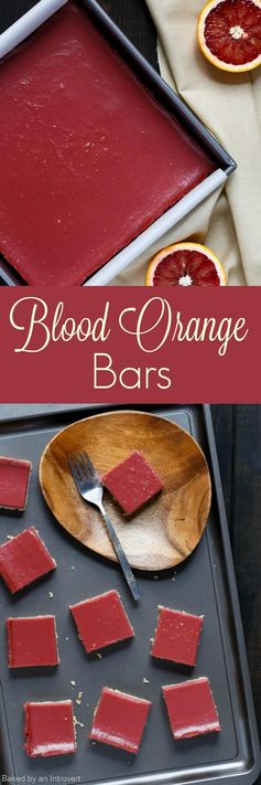 Blood Orange Bars