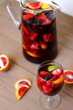 Blood Orange Blackberry Sangria