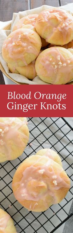 Blood Orange Ginger knots
