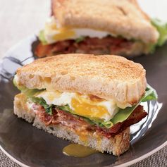 BLT Fried Egg-and-Cheese Sandwich