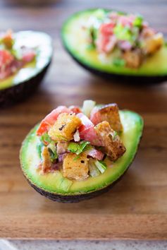 BLT Stuffed Avocados