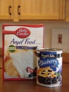 Blueberry Angelfood Cake - Weight Watchers