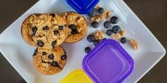 Blueberry Banana Blender Muffins