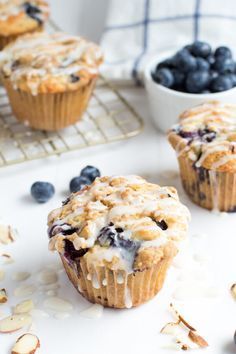 Blueberry Coffee Cake Muffins