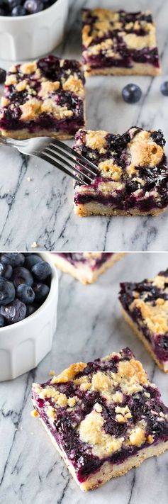 Blueberry Crumble Bars