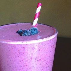 Blueberry Ginger Peach Smoothie