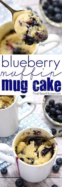 Blueberry Muffin Mug Cake