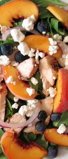 Blueberry Peach Chicken Salad