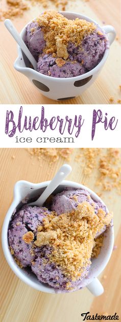 Blueberry Pie Ice Cream