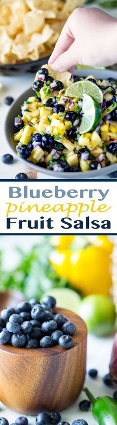 Blueberry Pineapple Fruit Salsa