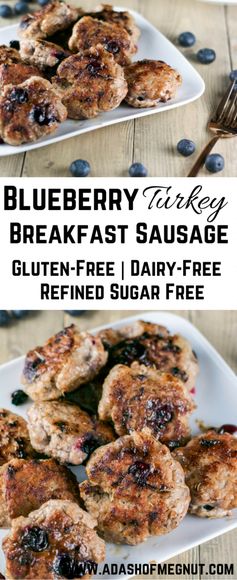 Blueberry Turkey Breakfast Sausage