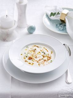 Blumenkohl-Mandel-Suppe