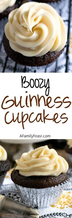 Boozy Guinness Cupcakes
