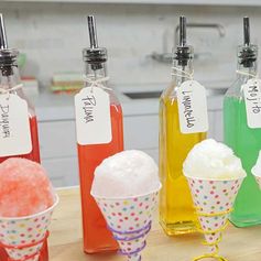 Boozy Snow Cones