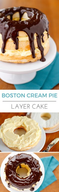 Boston Cream Pie Cake