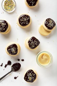 Boston Cream Pie Cookies (vegan (Massachusetts