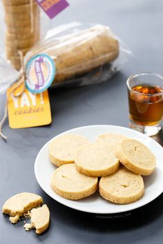 Bourbon, Brown Butter, and Vanilla Bean Shortbread Cookies